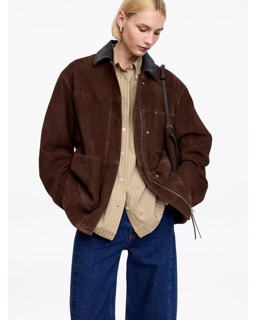 ARKET Natural Cotton-Silk Shirt