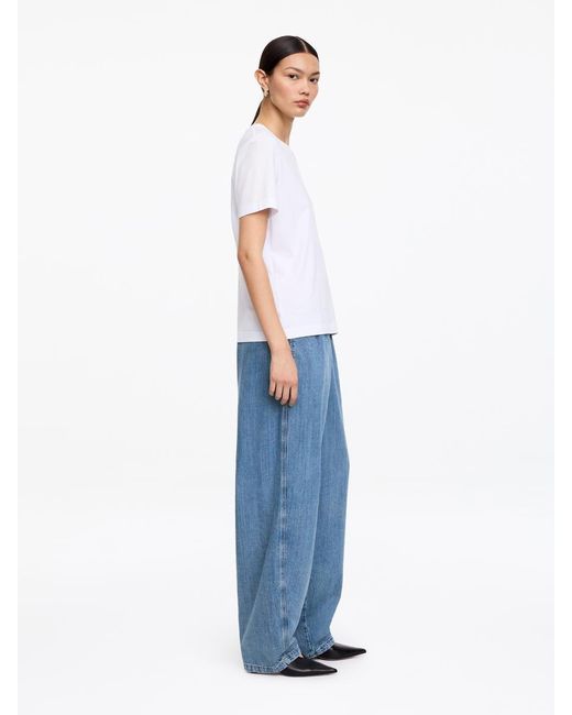 ARKET Blue Pull-On Denim Trousers