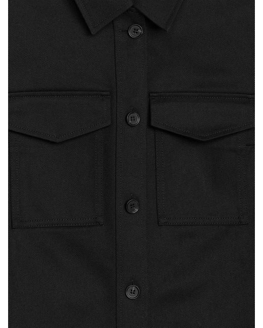 ARKET Black Fitted Denim Jacket