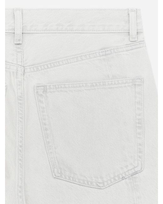 ARKET White Bloom Barrel Jeans