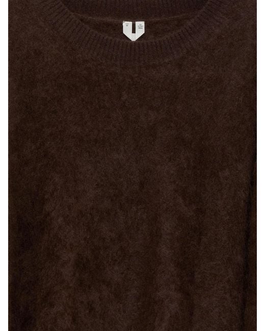 ARKET Brown Pure Brushed-Cashmere Jumper​