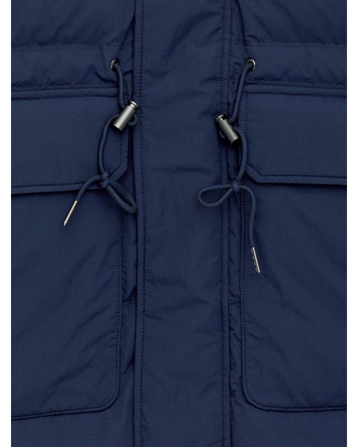 ARKET Blue Upcycled Down Expedition Jacket for men