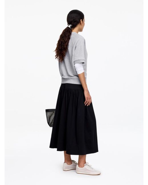 ARKET White French Terry Sweatshirt