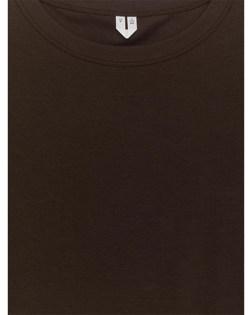 ARKET Black Rib Long-Sleeve Top