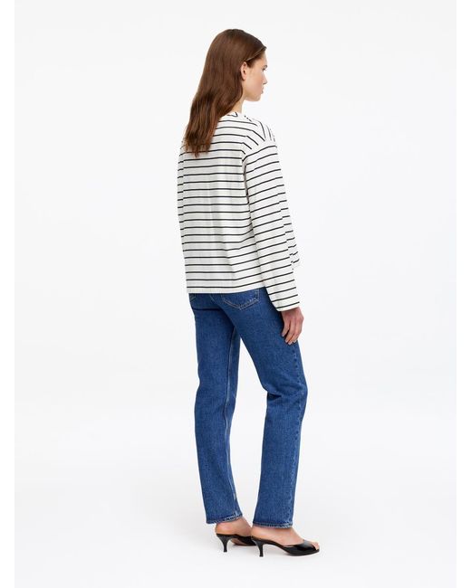 ARKET White Long-Sleeve T-Shirt