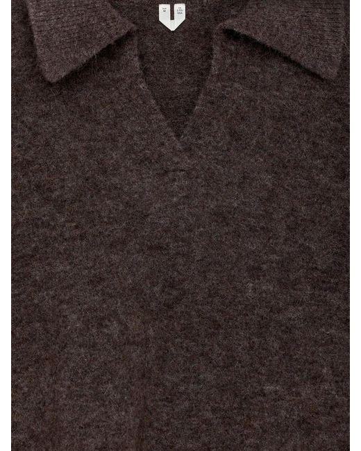 ARKET Black Alpaca-Wool Blend Jumper
