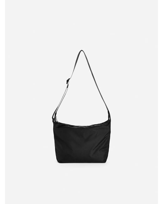 ARKET Black Packable Small Messenger Bag for men