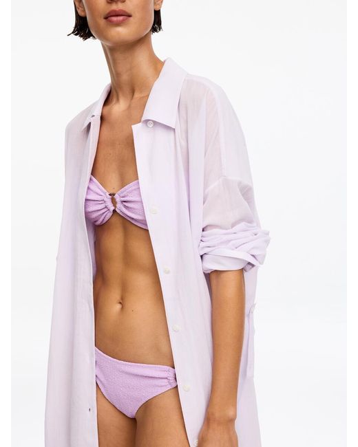 ARKET White Structured Bikini Briefs