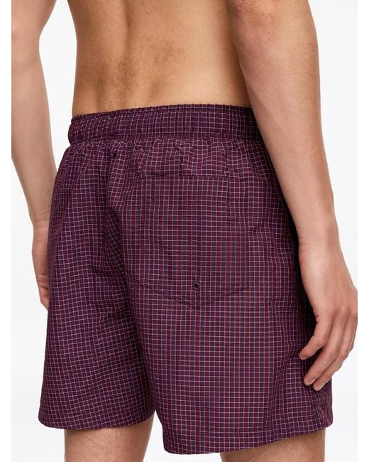 ARKET Red Allover-Printed Swim Shorts for men