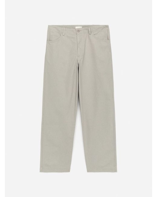 ARKET White Straight Cotton Chinos for men