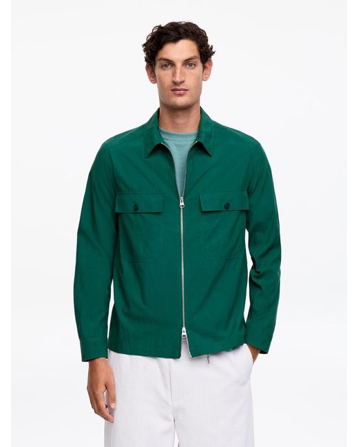 ARKET Green Lyocell Blend Overshirt for men
