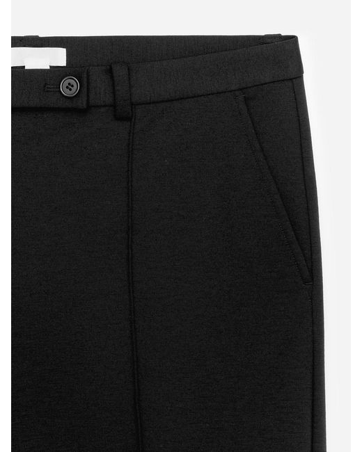 ARKET Black Pintuck Trousers
