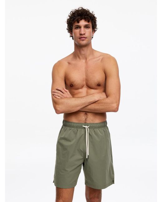 ARKET Green Sporty Swim Shorts for men