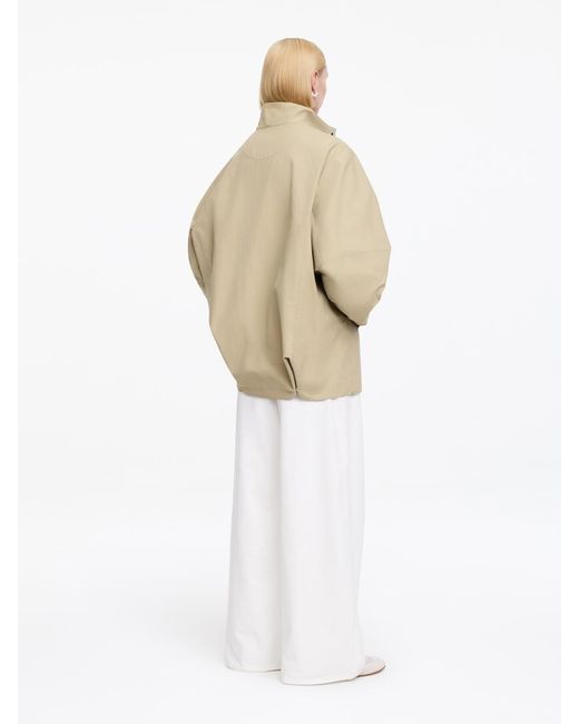 ARKET White Oversized Shell Jacket