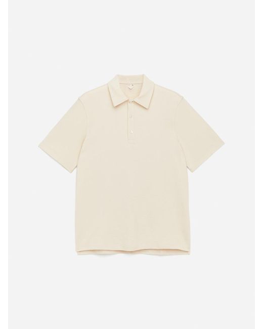 ARKET White Short-Sleeve Polo Shirt for men