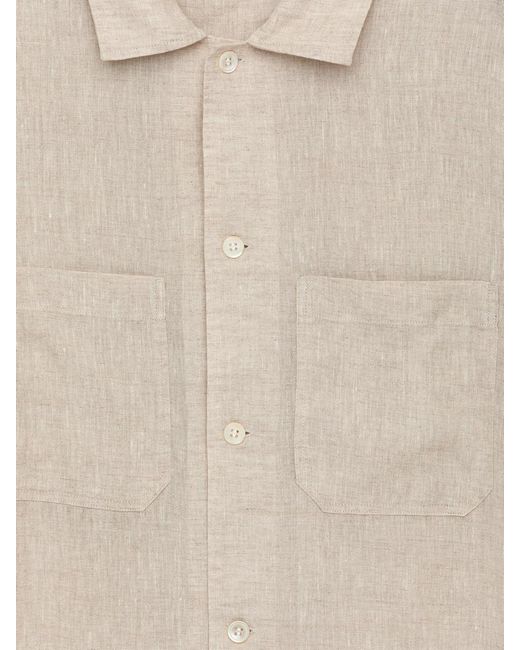 ARKET Natural Relaxed Poplin Shirt for men
