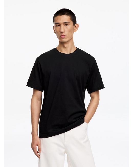 ARKET Black 220 Gsm Relaxed T-Shirt for men