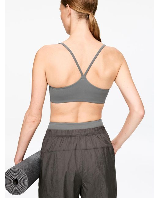 ARKET Gray Soft Stretch Sports Bra