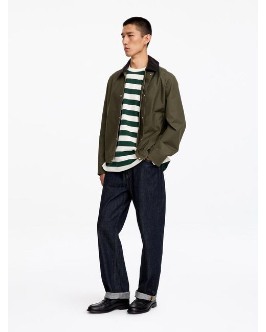 ARKET Green Relaxed Long-Sleeve T-Shirt for men