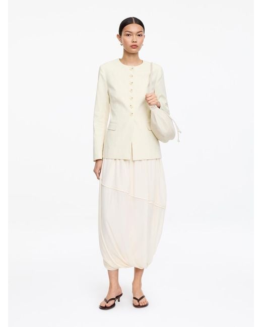 ARKET Natural Linen-Blend Blazer