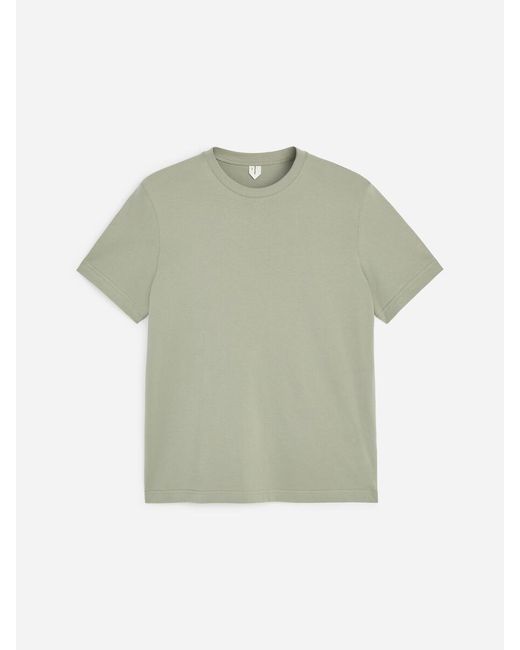 ARKET Gray 170 Gsm Regular T-Shirt for men