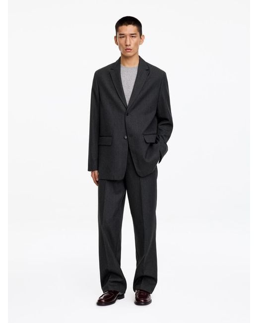ARKET Blue Wool Blazer for men