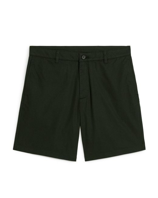ARKET Black Cotton Shorts for men