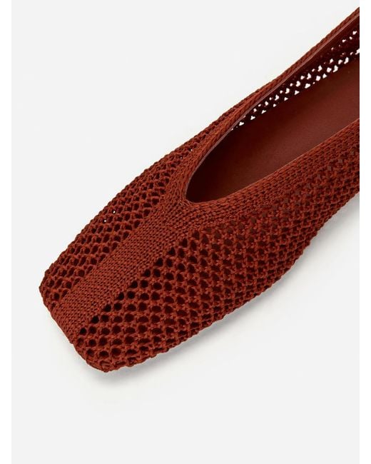 ARKET Natural Knitted Ballerinas