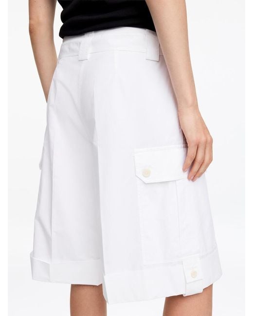 ARKET White Soft Utility Shorts