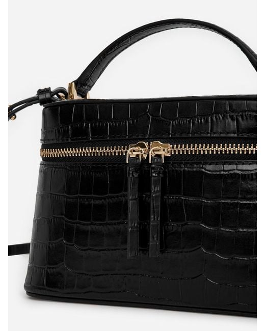 ARKET Black Leather Crossbody Bag