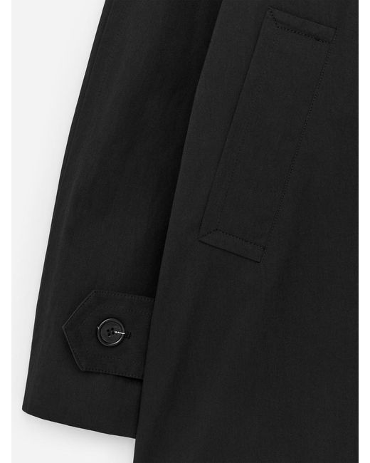 ARKET Black Oversized Trench Jacket