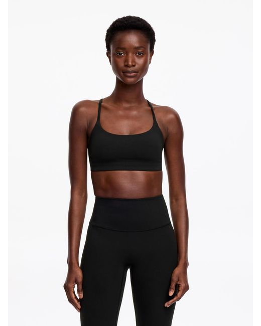 ARKET Black Soft Stretch Sports Bra