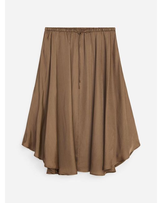 ARKET White Wide Drawstring Skirt