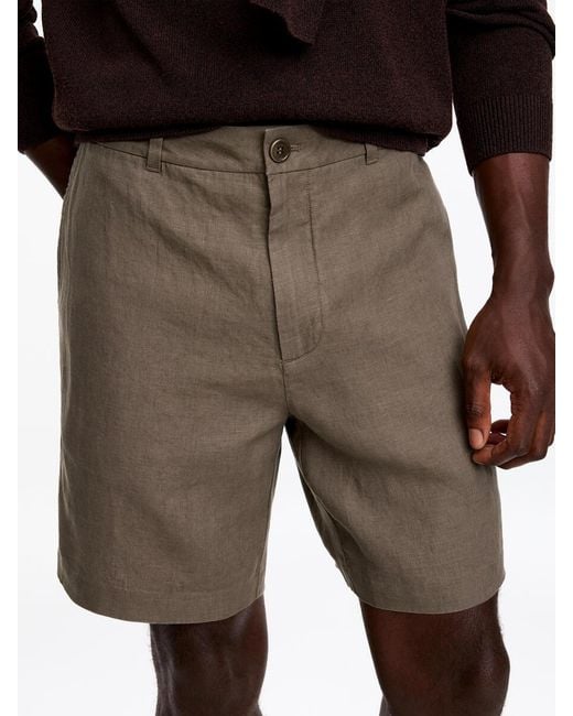 ARKET Red Linen Shorts for men