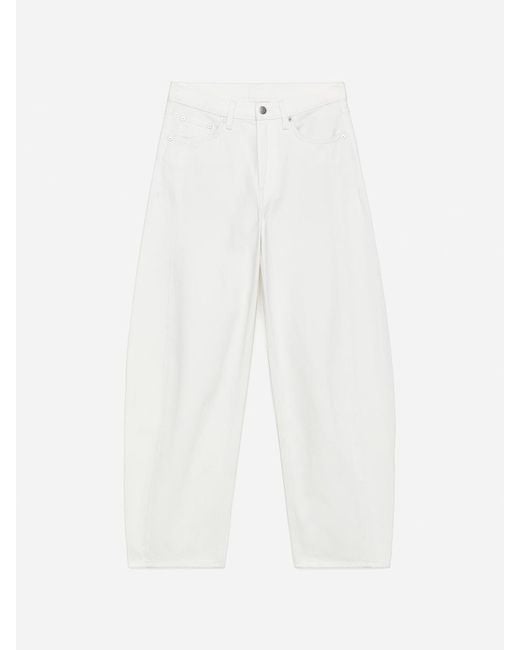 ARKET Black Bloom Barrel Jeans