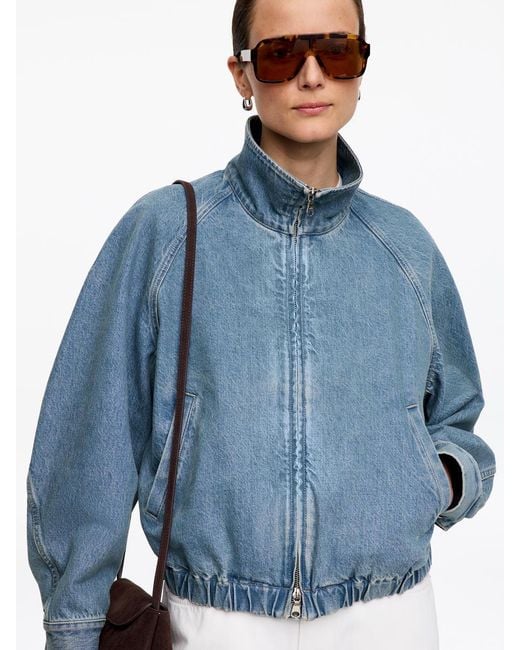 ARKET Blue Short Denim Jacket