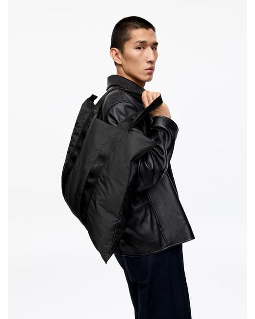 ARKET Black Packable Tote