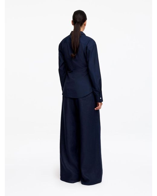 ARKET Blue Wrap Shirt