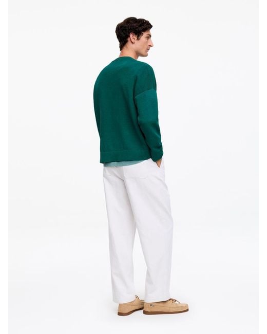 ARKET Green Cotton Cardigan for men