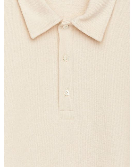 ARKET White Short-Sleeve Polo Shirt for men