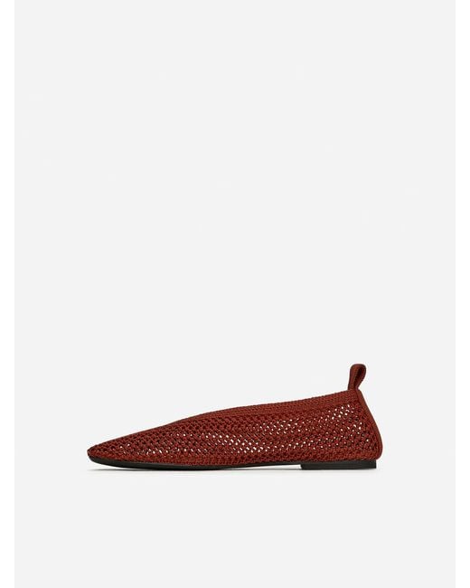 ARKET Natural Knitted Ballerinas