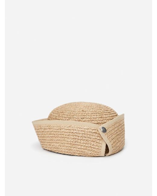 ARKET Black Straw Hat