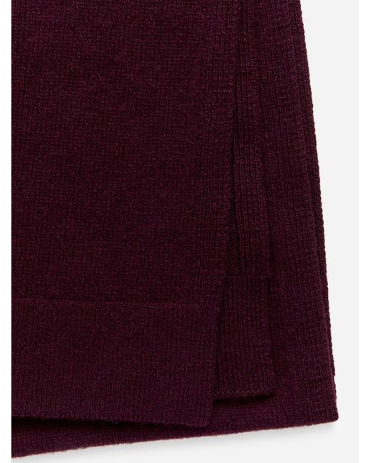 ARKET Black Wool Scarf for men