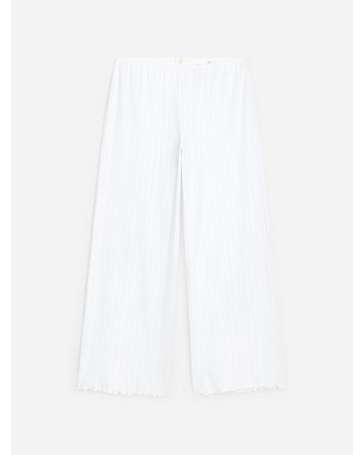 ARKET White Pointelle-Knitted Trousers