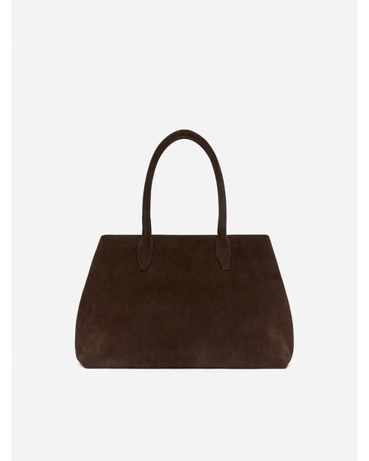 ARKET Brown Suede Tote Bag