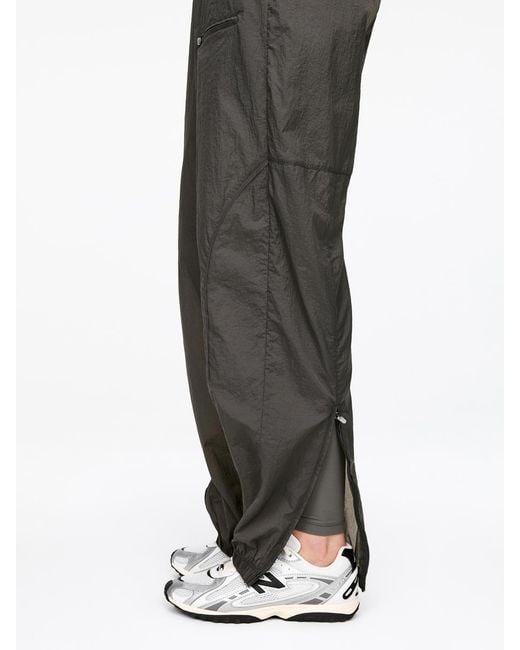 ARKET Gray Sheer Ripstop Trousers