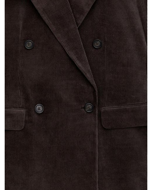 ARKET Black Corduroy Blazer