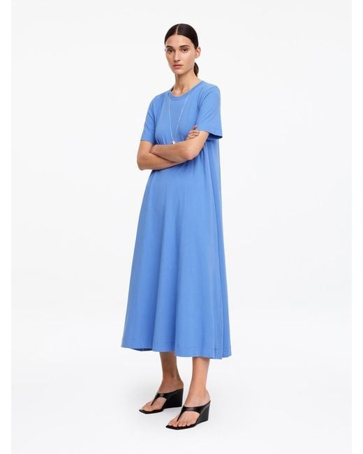 ARKET Blue Maxi T-Shirt Dress