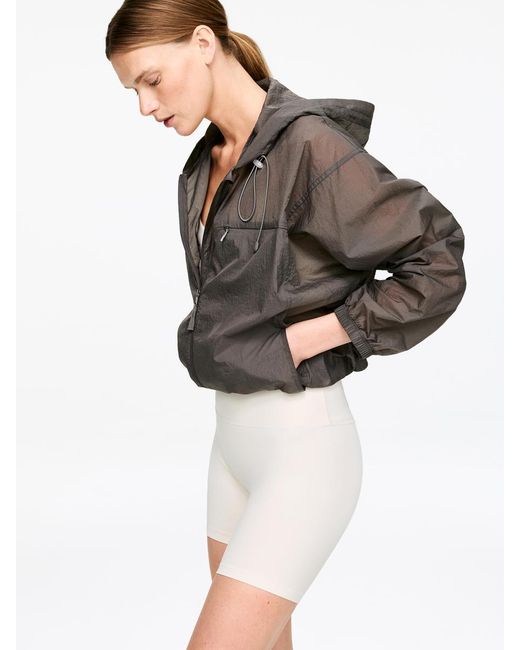 ARKET White Soft Stretch Biker Shorts