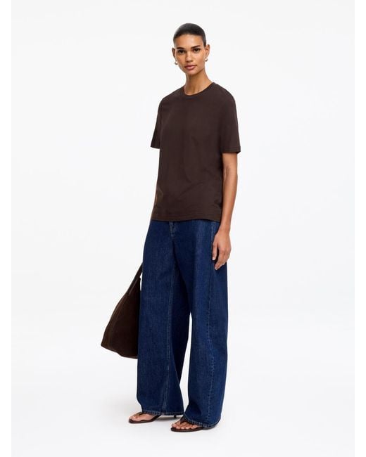 ARKET Blue Signature Short-Sleeve T-Shirt